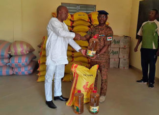 Région du Centre: le conseil appuie les forces de défense avec des vivres