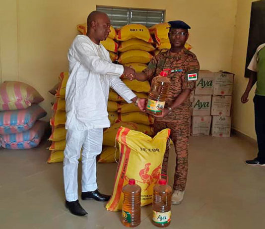 Région du Centre: le conseil appuie les forces de défense avec des vivres