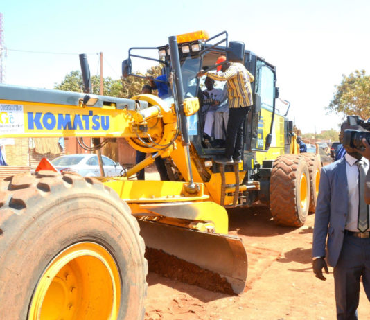 Voiries urbaines à Ouagadougou : des travaux de bitumage lancés